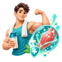 Dietary protein amino acid intake illustration