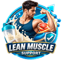 Lean muscle support icon